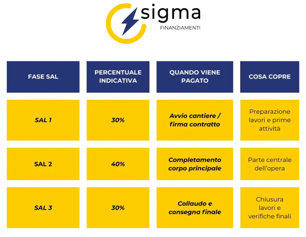 Esempio di ripartizione SAL nei lavori condominiali